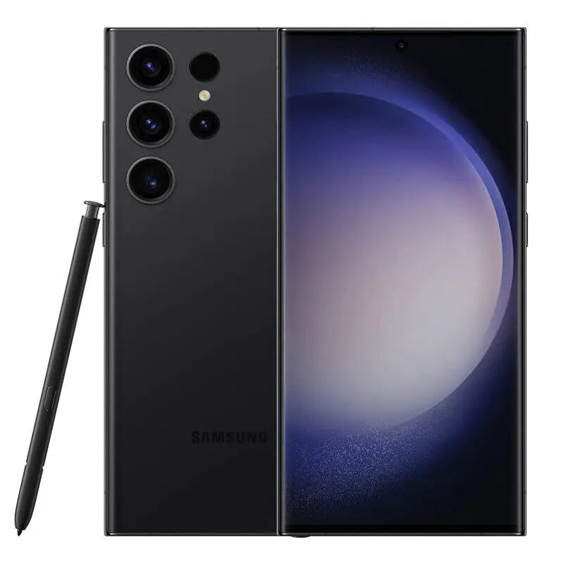 Samsung Galaxy S23 Ultra 5G S918U1 Original 6.8" OLED ROM 256/512GB/1TB RAM 8/12GB Snapdragon NFC Unlocked Android Cell Phone Phantom Black US Version
