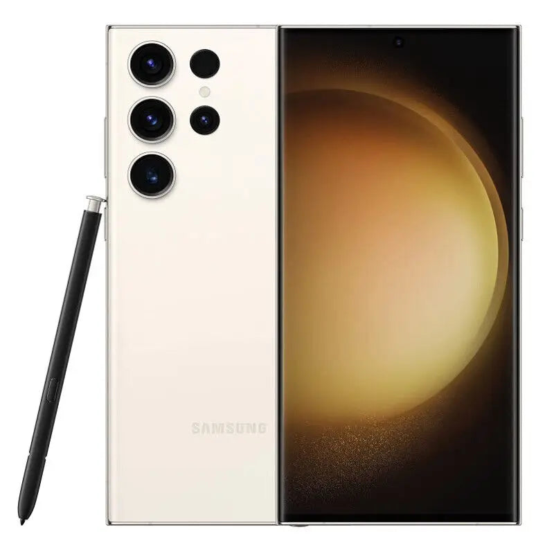 Samsung Galaxy S23 Ultra 5G S918U1 Original 6.8" OLED ROM 256/512GB/1TB RAM 8/12GB Snapdragon NFC Unlocked Android Cell Phone Cream US Version