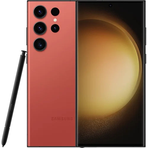 Samsung Galaxy S23 Ultra 5G S918U1 Original 6.8" OLED ROM 256/512GB/1TB RAM 8/12GB Snapdragon NFC Unlocked Android Cell Phone Red US Version