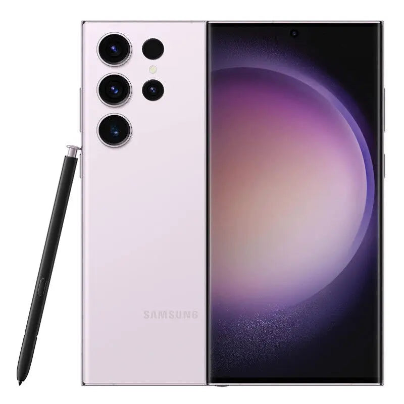 Samsung Galaxy S23 Ultra 5G S918U1 Original 6.8" OLED ROM 256/512GB/1TB RAM 8/12GB Snapdragon NFC Unlocked Android Cell Phone Lavender US Version